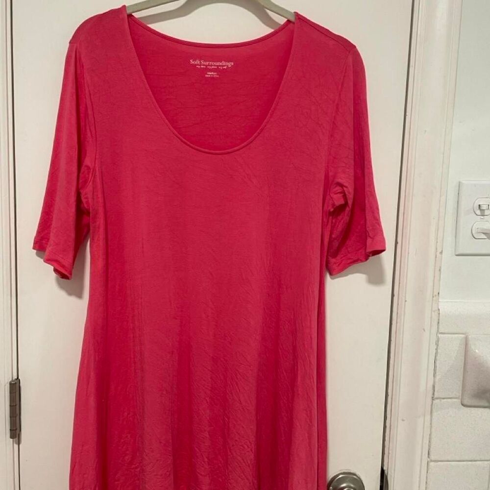 Soft-surroundings Women's Pink T-shirt